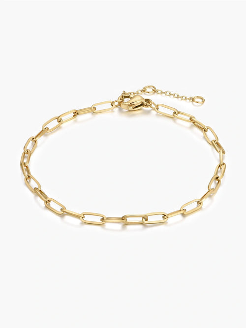Bracelet chaîne dorée intemporel